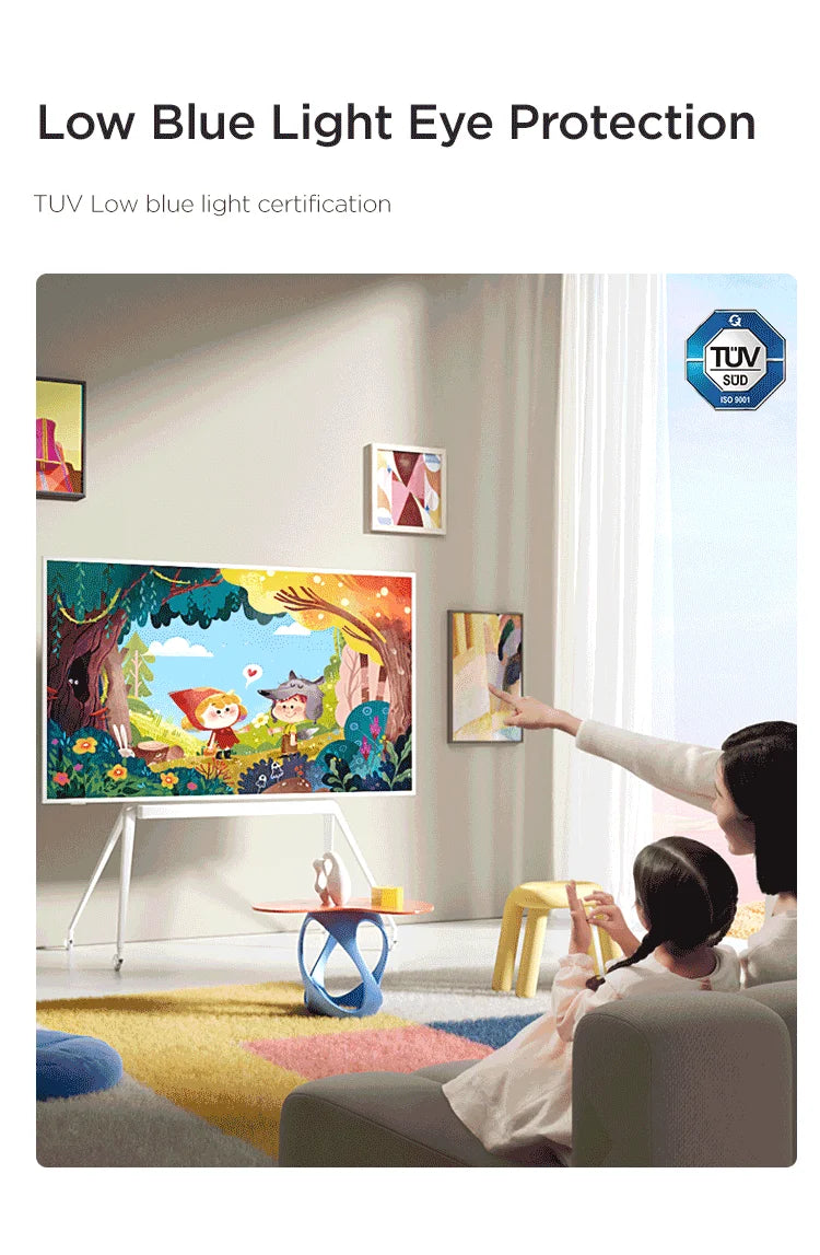 Lenovo 100P Ultra HD Projector | 4K Support, Android TV, Short Throw, 15000 Lumens